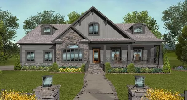 image of 1.5 story house plan 9058